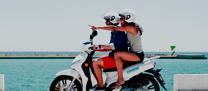 alquiler de motos en Formentera
