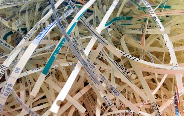 trituradora de papel