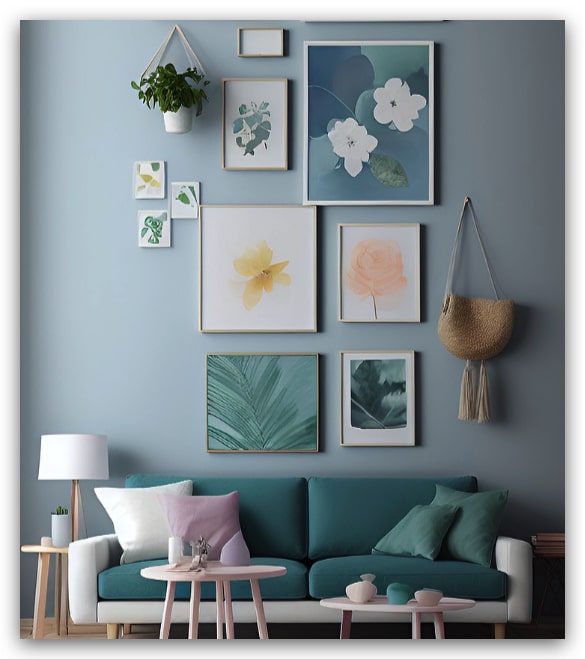 Decora con cuadros al óleo