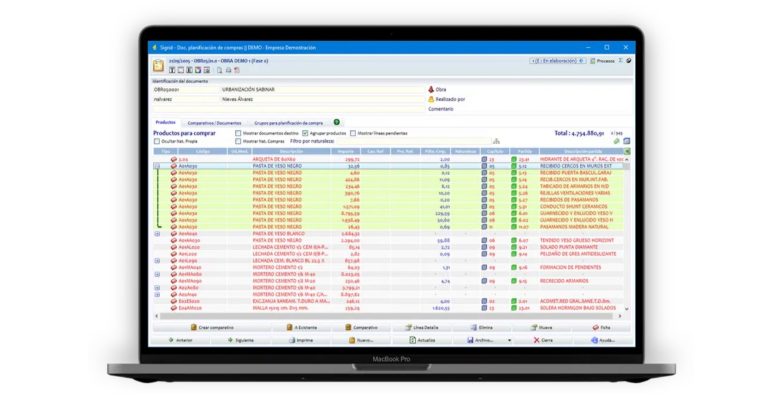 software ERP para empresas constructoras