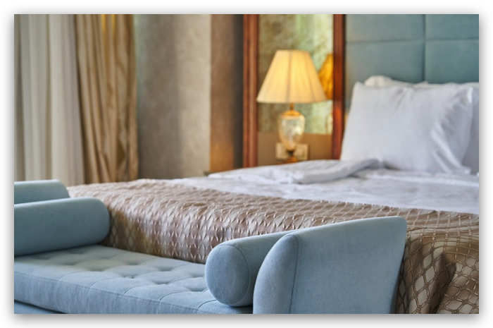 colchas hoteleras